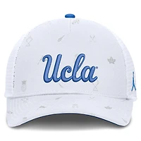 Unisex Jordan Brand  White UCLA Bruins Country Club Golfin' Rise Trucker Adjustable Hat