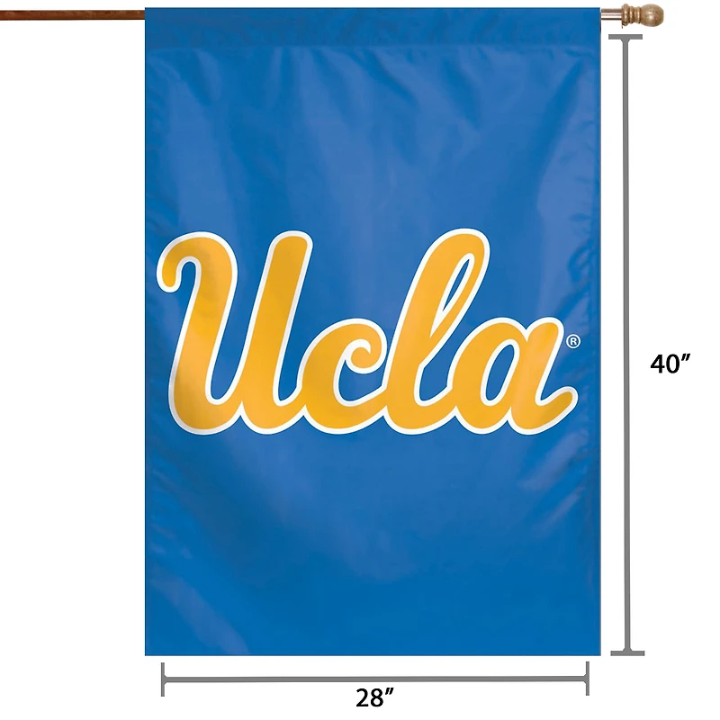 Bannière verticale simple face WinCraft UCLA Bruins, 71 x 102 cm, grand logo