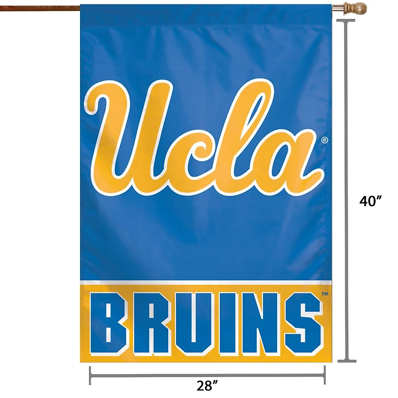 Drapeau de maison WinCraft UCLA Bruins 28" x 40" avec nom complet