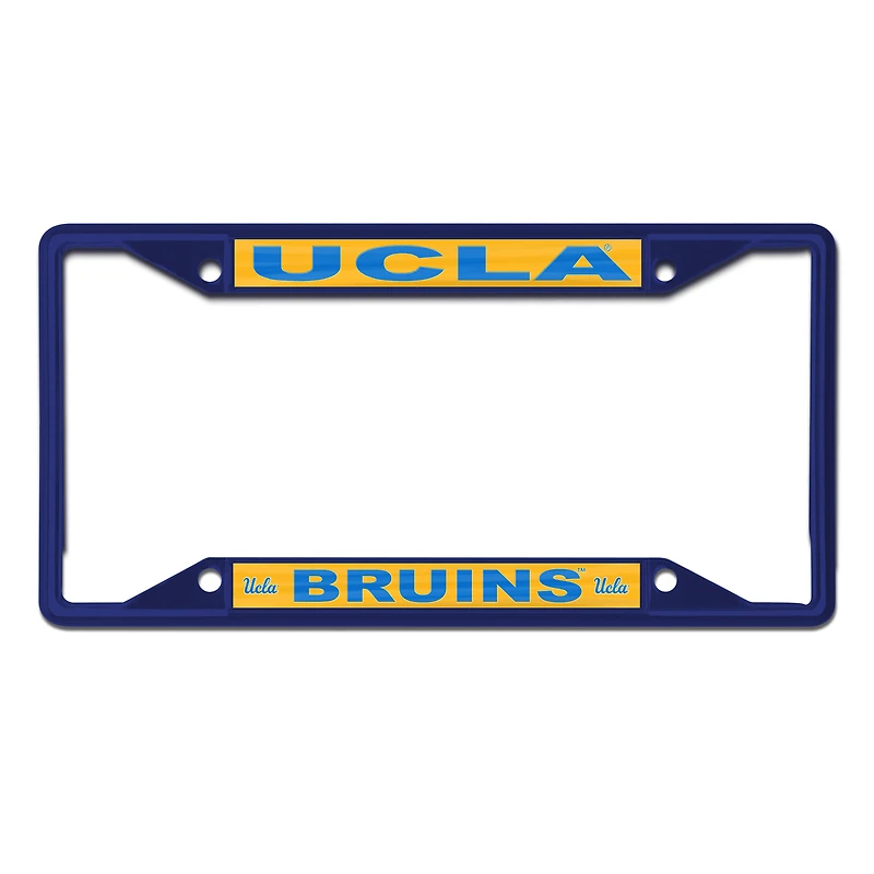 Cadre de plaque d'immatriculation WinCraft UCLA Bruins chromé