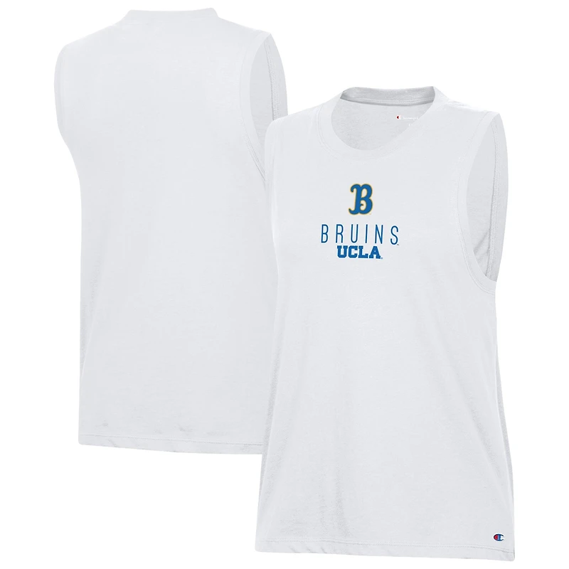 Women's Champion  White UCLA Bruins Lifestyle Tank Top