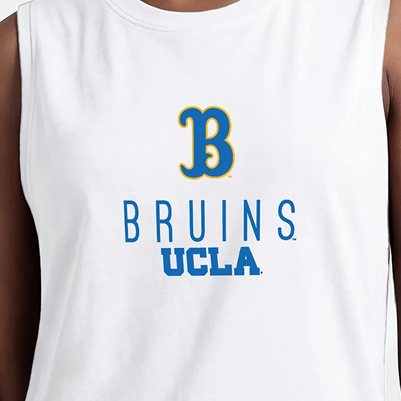 Women's Champion  White UCLA Bruins Lifestyle Tank Top