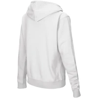 Sweat à capuche entièrement zippé Colosseum White UCLA Bruins Arched Name pour femmes