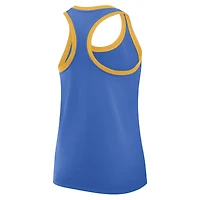Débardeur Jordan Brand bleu UCLA Bruins Primetime Racerback Tri-Blend pour femme