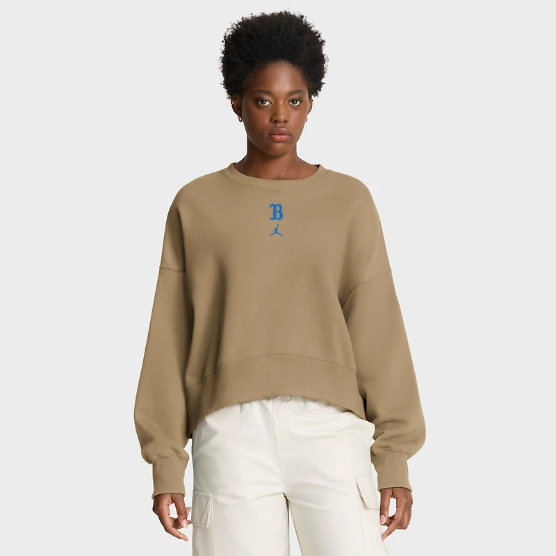 Sweat-shirt oversize Phoenix beige UCLA Bruins de Jordan Brand pour femme