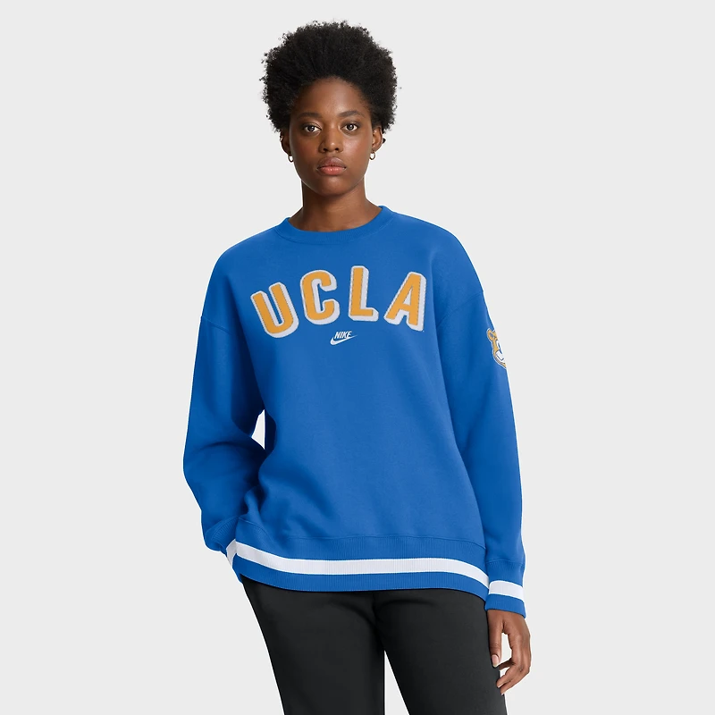 Women's Nike Blue UCLA Bruins Oversized Legacy Phoenix Sweatshirt