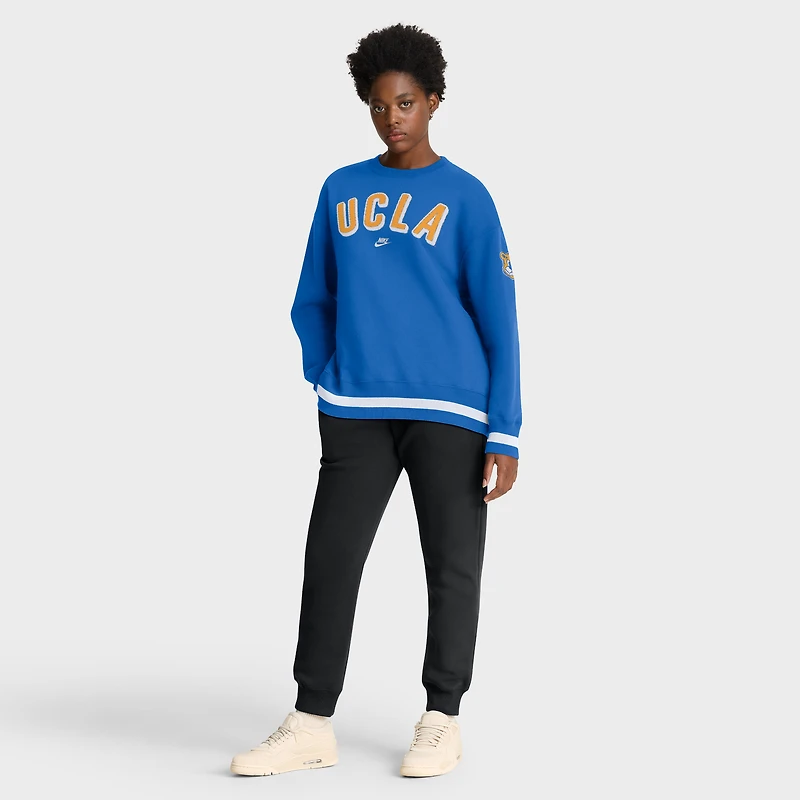 Sweat-shirt Nike bleu surdimensionné Legacy Phoenix des Bruins de l'UCLA pour femme