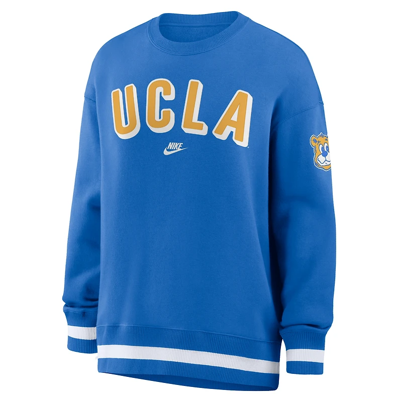 Women's Nike Blue UCLA Bruins Oversized Legacy Phoenix Sweatshirt