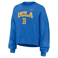 Sweat-shirt Nike bleu surdimensionné Phoenix Arch des Bruins de l'UCLA pour femme