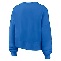 Women's Nike Blue UCLA Bruins Oversized Phoenix Arch Pullover Sweatshirt