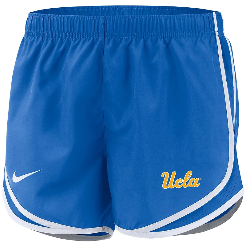 Short Nike UCLA Bruins Team Tempo Performance pour femme - Bleu