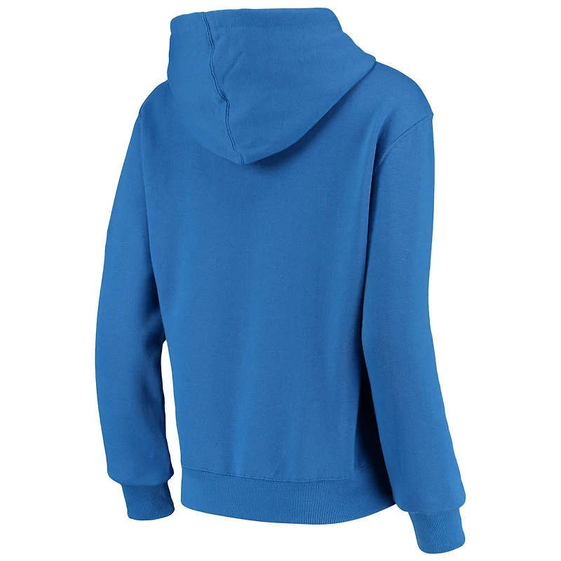 Sweat à capuche Stadium Athletic Blue UCLA Bruins pour femme avec gros logo