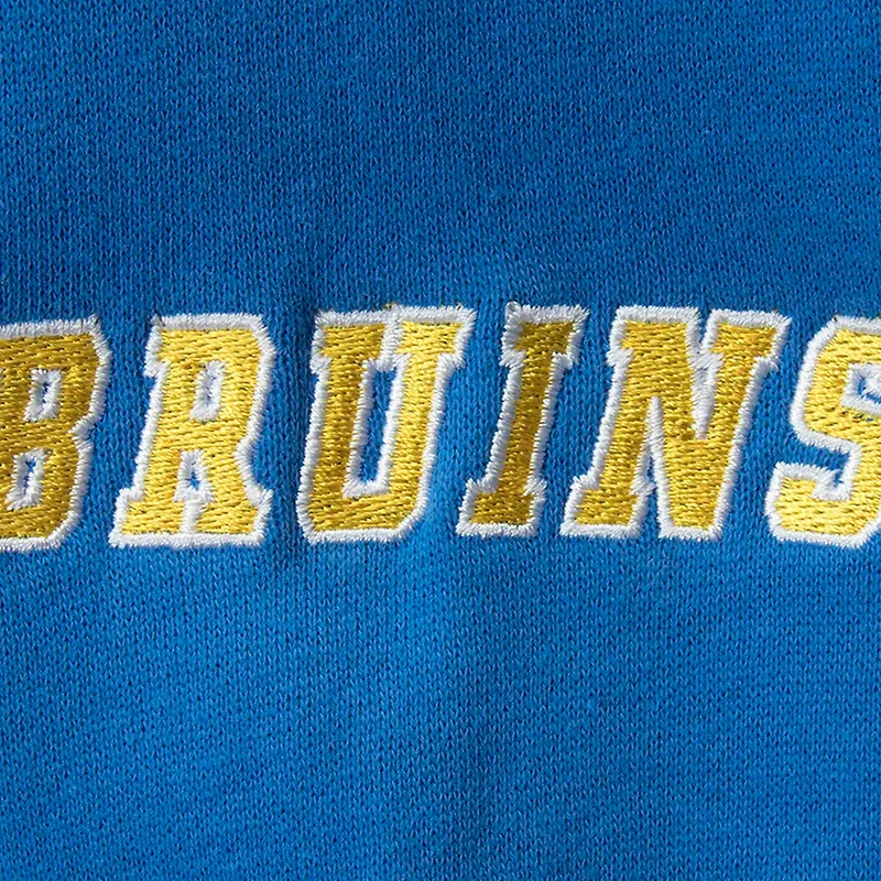Sweat à capuche Stadium Athletic Blue UCLA Bruins pour femme avec gros logo
