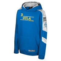 Sweat à capuche camouflage numérique Cyclone pour jeunes Colosseum Blue UCLA Bruins OHT Military Appréciation
