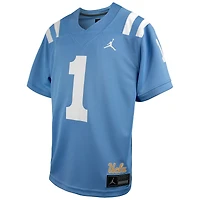 Maillot de match Jordan Brand #1 des Bruins l'UCLA bleu clair pour jeune