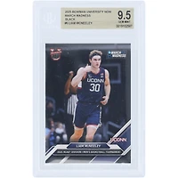 Liam McNeeley UConn Huskies 2025 Bowman University Now March Madness Black #6 BGS Authenticated 9.5 Card