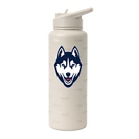 Logo Brands UConn Huskies 34oz. Sand Ghost Quencher Bottle