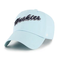 Casquette ajustable « 47 Powder Blue UConn Huskies Vault Clean Up » pour homme