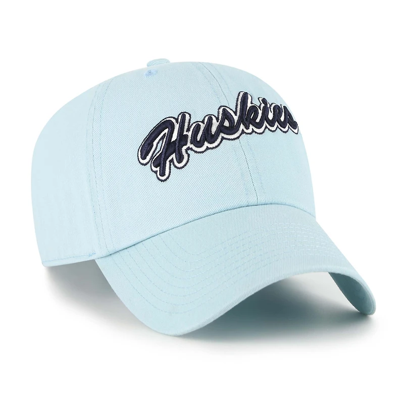 Casquette ajustable « 47 Powder Blue UConn Huskies Vault Clean Up » pour homme