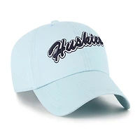 Casquette ajustable « 47 Powder Blue UConn Huskies Vault Clean Up » pour homme