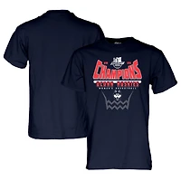 T-shirt bleu marine 84 UConn Huskies 2025 Big East Women's Basketball Conference Champions Tournament pour hommes