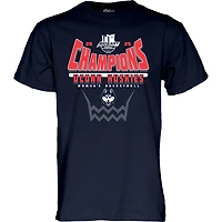 T-shirt bleu marine 84 UConn Huskies 2025 Big East Women's Basketball Conference Champions Tournament pour hommes