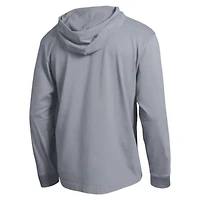 T-shirt à capuche manches longues Champion Heather Gray UConn Huskies High Motor All-Star pour homme