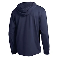 T-shirt à capuche manches longues Champion Navy UConn Huskies pour homme