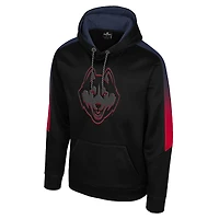 Men's Colosseum Black UConn Huskies The Gang Blackout Hoodie
