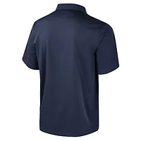 Chemise boutonnée de bowling bleu marine Colosseum pour homme, motif UConn Huskies Strike