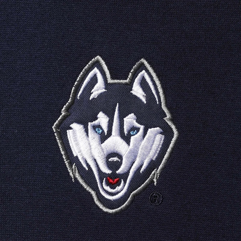 Men's Colosseum Navy UConn Huskies Tortugas Logo Quarter-Zip Jacket