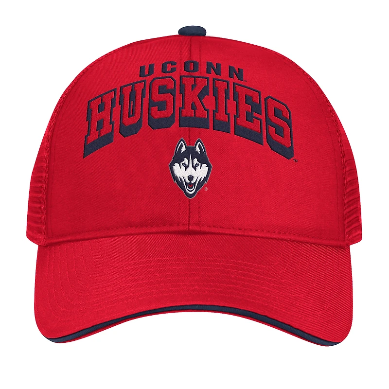 Chapeau réglable Colosseum rouge UConn Huskies Wyatt pour hommes