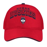 Chapeau réglable Colosseum rouge UConn Huskies Wyatt pour hommes