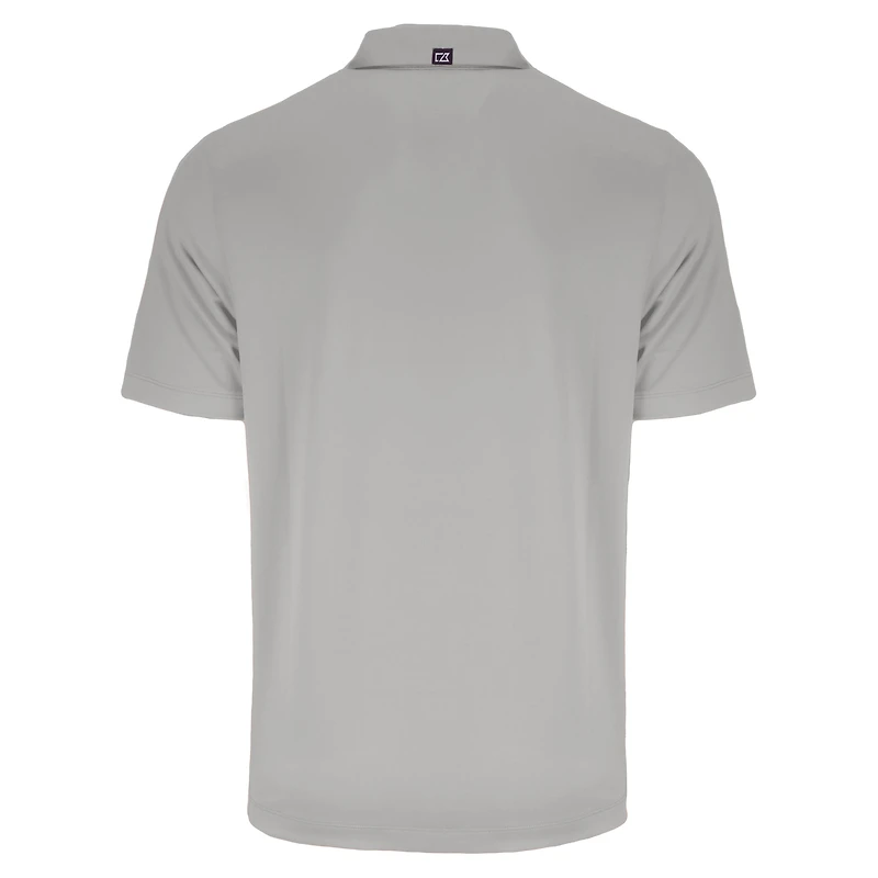Polo gris Cutter & Buck pour homme, coupe-vent, en tissu recyclé Forge Eco Stretch des Huskies de l'UConn
