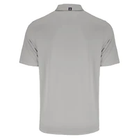 Polo gris Cutter & Buck pour homme, coupe-vent, en tissu recyclé Forge Eco Stretch des Huskies de l'UConn