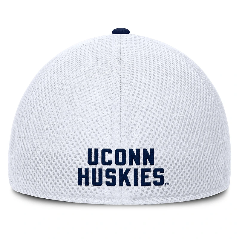 Casquette Trigger Flex gris chiné pour homme des Huskies de l'UConn