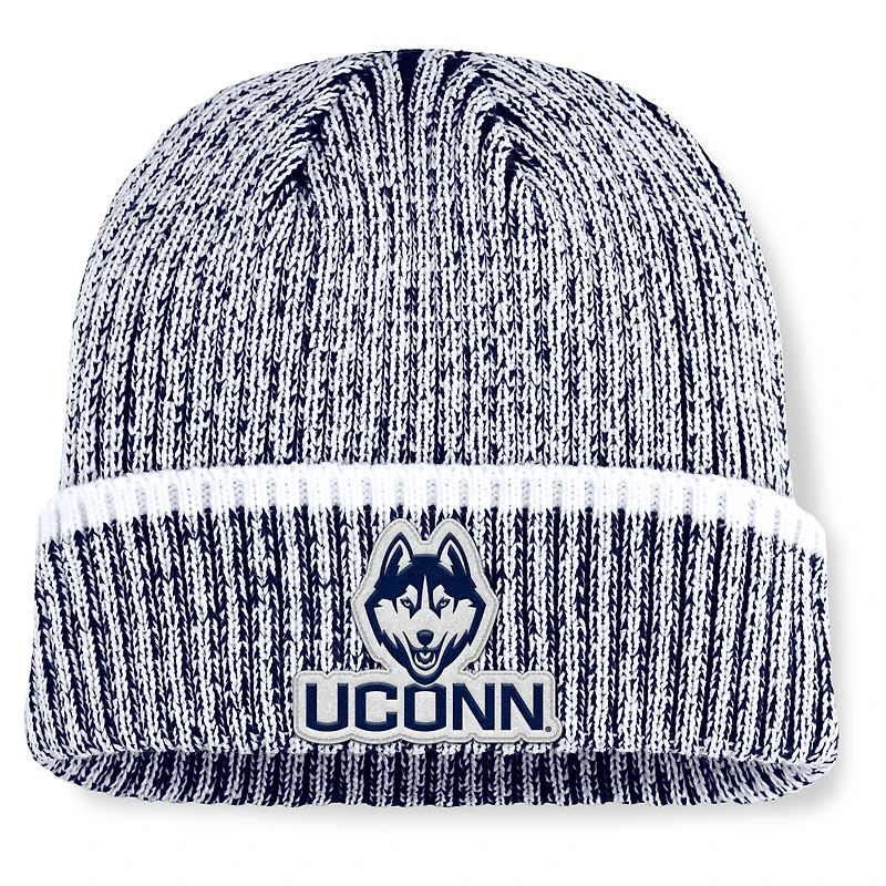 Men's Fanatics  Navy/White UConn Huskies Haze Cuffed Knit Hat