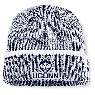 Men's Fanatics  Navy/White UConn Huskies Haze Cuffed Knit Hat