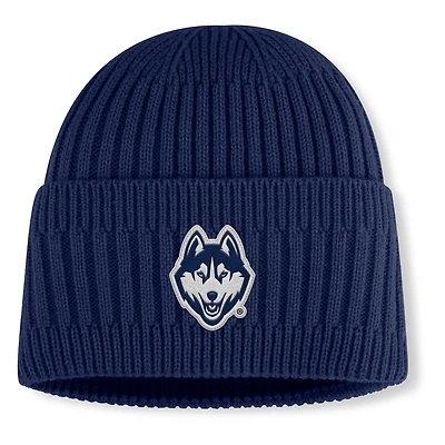 Bonnet en tricot à revers Revery des Huskies de l'UConn pour homme, bleu marine, Fanatics