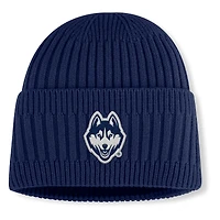 Bonnet en tricot à revers Revery des Huskies de l'UConn pour homme, bleu marine, Fanatics