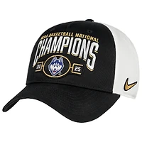 Men's Nike  Black UConn Huskies 2025 NCAA Women's Basketball National Champions Locker Room Adjustable Hat
