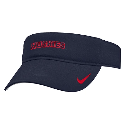 Men's Nike Navy UConn Huskies 2025 On-Field Ace Performance Adjustable Visor