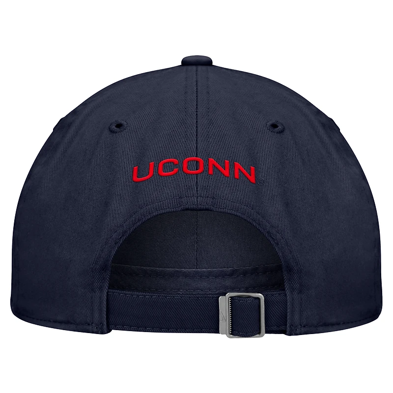 Men's Nike Navy UConn Huskies 2026 Sideline Club Adjustable Hat