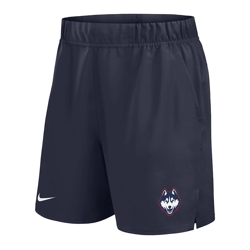 Short Nike Performance Victory bleu marine pour homme des Huskies de l'UConn