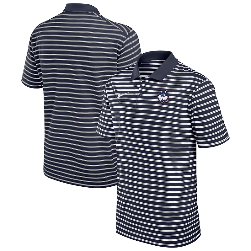 Men's Nike Navy UConn Huskies Victory Stripe Performance Polo
