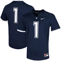 Maillot de match Nike pour homme, n° 1 bleu marine, UConn Huskies Untouchable