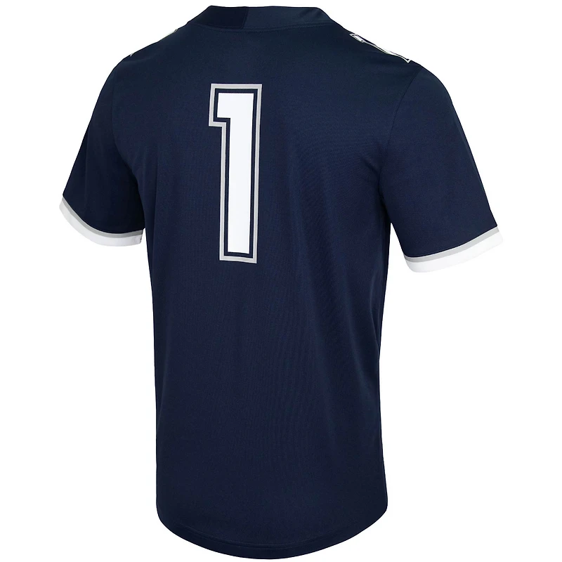 Maillot de match Nike pour homme, n° 1 bleu marine, UConn Huskies Untouchable