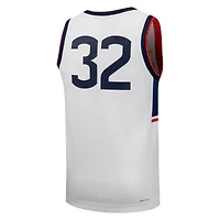 Men's Nike #32 White UConn Huskies Replica Basketball Jersey