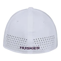 Casquette Nike blanche UConn Huskies 2025 On-Field Performance Flex pour homme