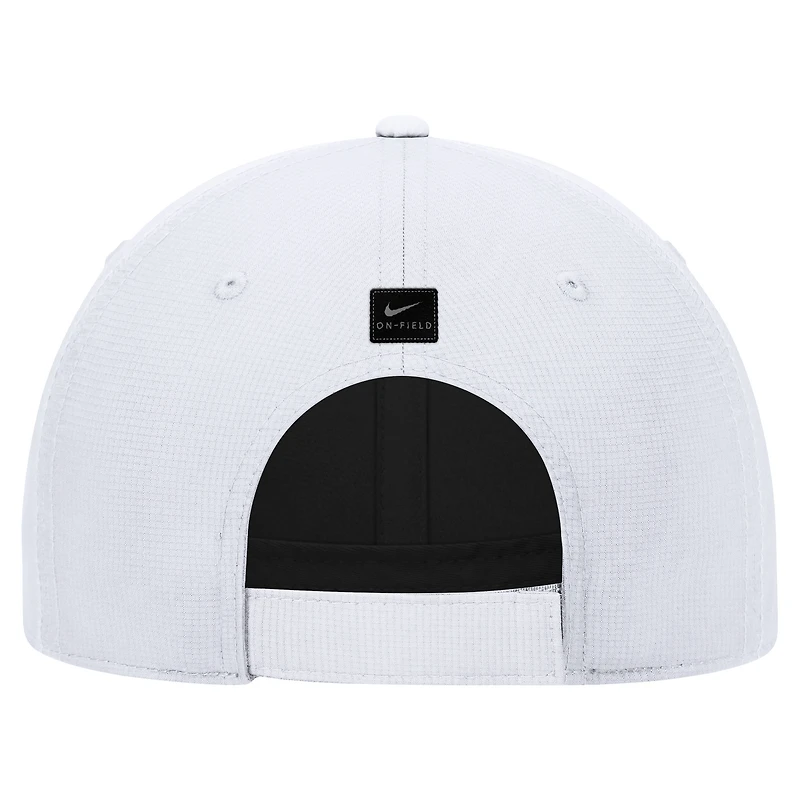 Men's Nike  White UConn Huskies 2025 On-Field Club Performance Adjustable Hat